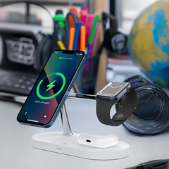 3-in-1 Wireless Magsafe Charger Stand