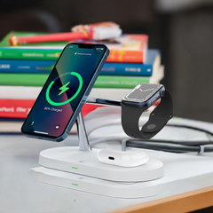 3-in-1 Wireless Magsafe Charger Stand